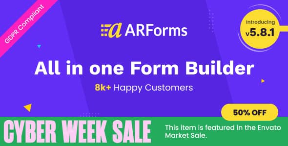 ARForms v6.6 Nulled - Плагин Wordpress Form Builder