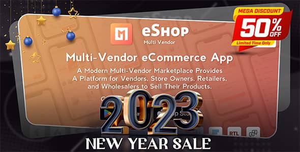 eShop v2.9.0 Nulled - Приложение для электронной коммерции с несколькими поставщиками Приложение Flutter для электронной коммерции