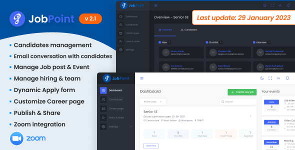 JobPoint v3.1 Nulled - Система управления подбором персонала