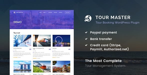 Tour Master v5.3.0 Nulled - Бронирование туров, путешествия, гостиницы