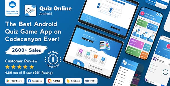 Quiz Online v7.1.5 Nulled - Викторина по пустякам