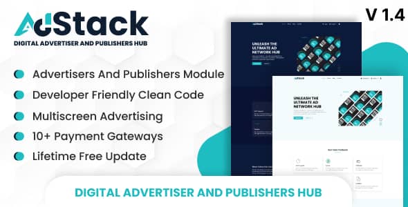 AdStack v1.4 Nulled - Центр цифровых рекламодателей и издателей