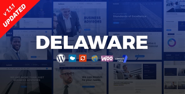 Delaware v1.3.0 Nulled - Тема WordPress «Консалтинг и финансы»
