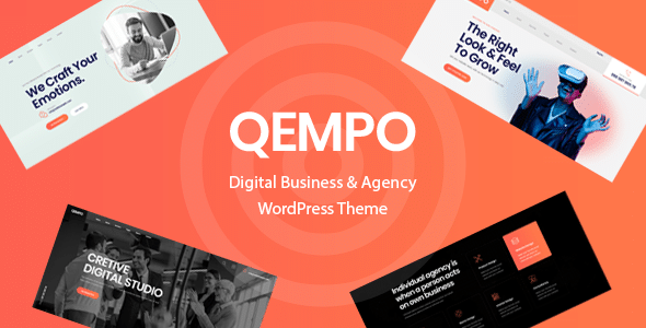 Qempo v1.3.0 Nulled - Тема WordPress для цифровых агентств