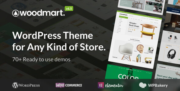 WoodMart v7.4.3 Nulled - Адаптивная тема WordPress для WooCommerce