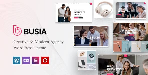 Busia v1.3.0 Nulled - Тема креативного агентства