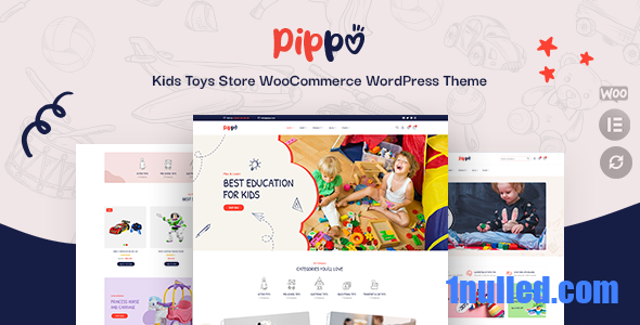 Pippo v1.0.6 Nulled - Тема WordPress для магазина детских игрушек WooCommerce