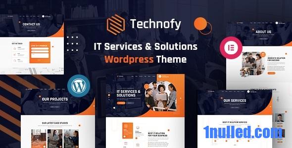 Technofy v1.0 Nulled - Тема WordPress «Решения для ИТ-услуг»