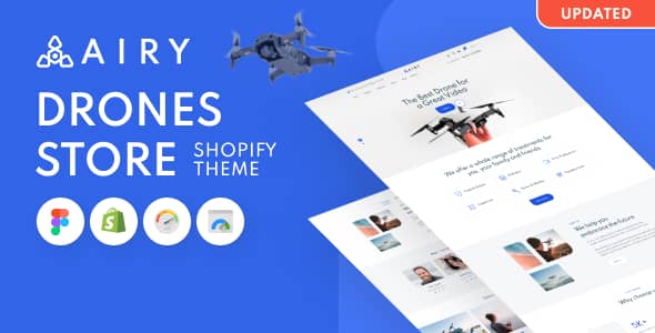 Airy v1.2 Nulled - HTML-шаблон магазина дронов