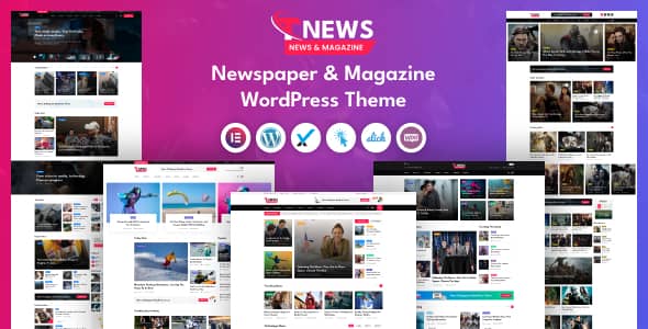 TNews v1.0 Nulled - Тема WordPress для журнала новостей