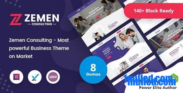 Zemen v4.0.1 Nulled - Многоцелевая тема WordPress для консалтингового бизнеса + RTL